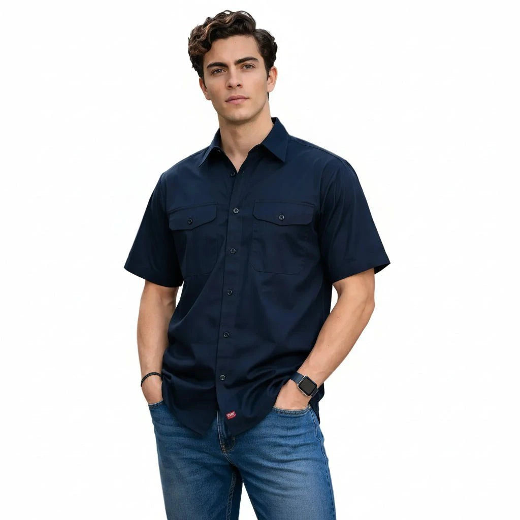 Red Kap St62 Camisa Camisola Trabajo Durable Manga Corta - Garufa Jeans