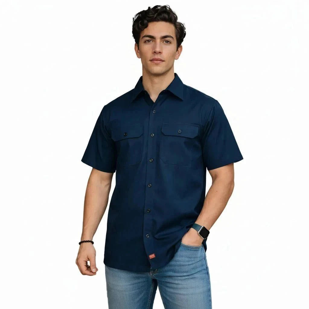 Red Kap St62 Camisa Camisola Trabajo Durable Manga Corta - Garufa Jeans