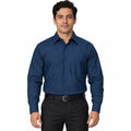 Red Kap SX10 camisa de trabajo MIMIX hombre Azul marino, frontal fajada | color:azul-marino