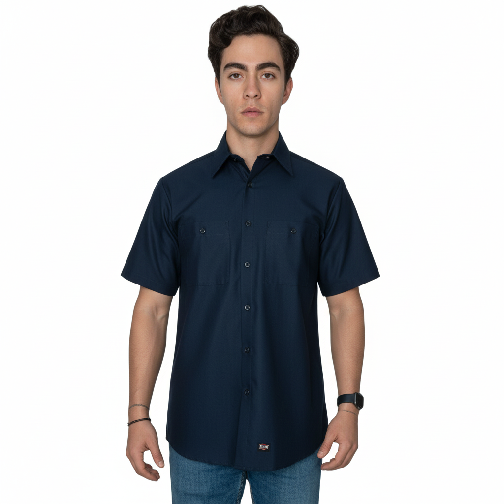 Red Kap Sx20 Camisa Trabajo Manga Corta Mimix Ajustable - Garufa Jeans