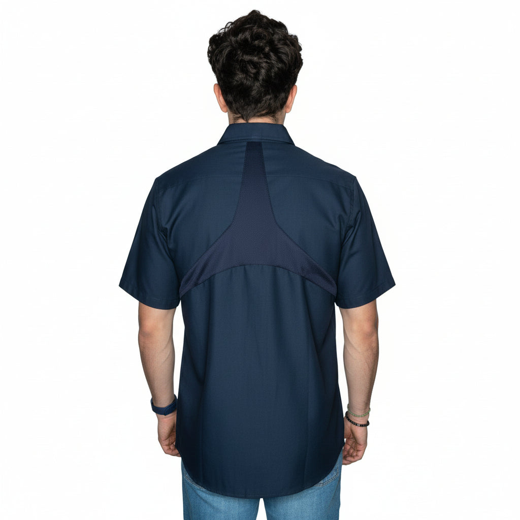 Red Kap Sx20 Camisa Trabajo Manga Corta Mimix Ajustable - Garufa Jeans