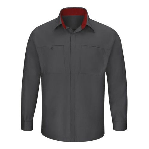 Red Kap Sy32 Camisa Manga Larga Mecánico Repelente Aceite - Garufa Jeans