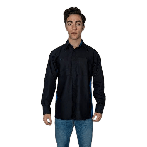 Red Kap Sy32 Camisa Manga Larga Mecánico Repelente Aceite - Garufa Jeans