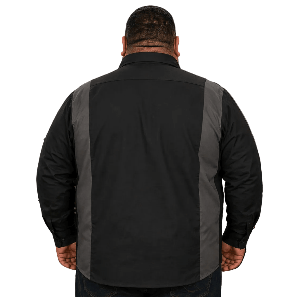 Red Kap Sy32 Camisa Manga Larga Mecánico Repelente Extras #mlpos_2 #mlitem_MLM2889112187 | Color: FC - Roja con Gris Oxford | Talla: 4XL #color_fc_-_roja_con_gris_oxford #sku_sy32fcrg3xl #sku_sy32fcrg4xl #sku_sy32fcrg5xl