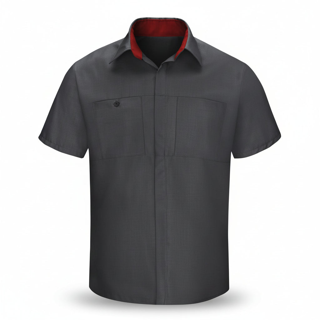 Red Kap Sy42 Camisa Manga Corta Mecánico Repelente Aceite - Garufa Jeans