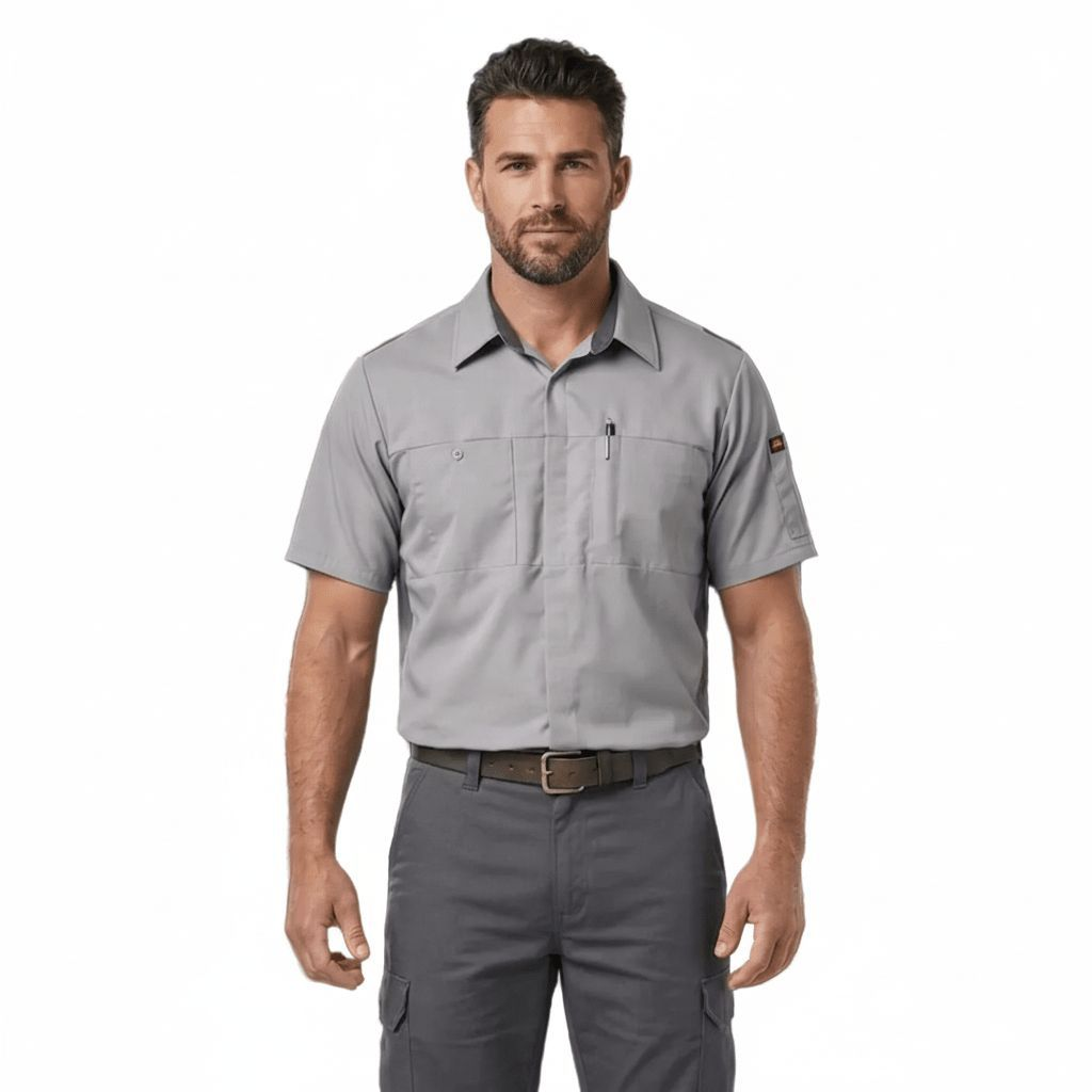 Red Kap Sy42 Camisa Manga Corta Mecánico Repelente Aceite - Garufa Jeans