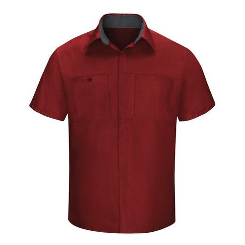 Red Kap Sy42 Camisa Manga Corta Mecánico Repelente Aceite - Garufa Jeans
