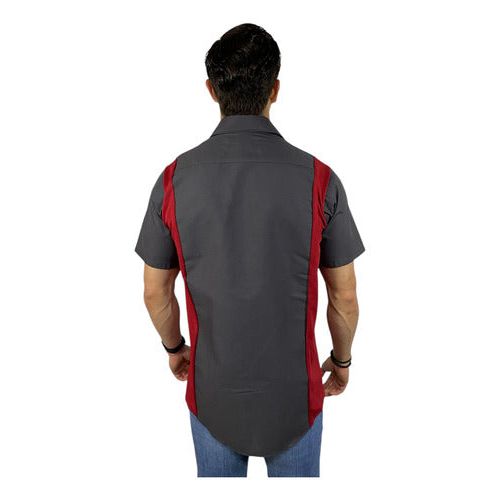 Red Kap Sy42 Camisa Manga Corta Mecánico Repelente Aceite - Garufa Jeans