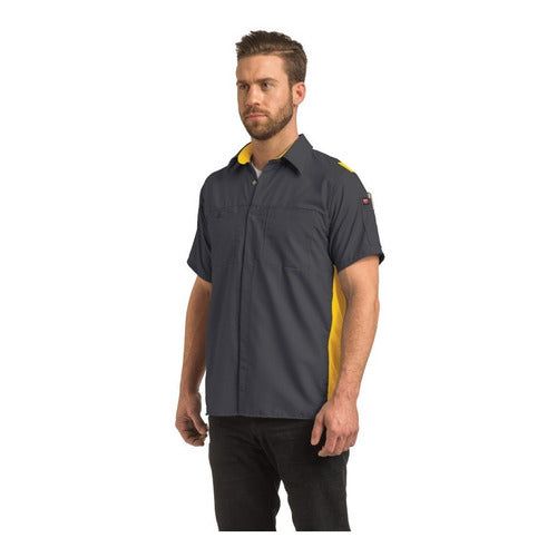 Red Kap Sy42 Camisa Manga Corta Mecánico Repelente Aceite - Garufa Jeans