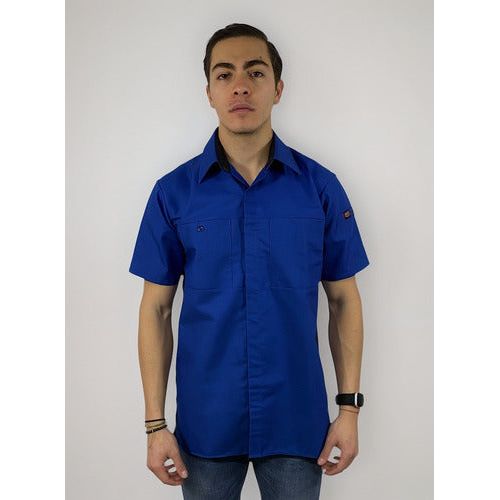 Red Kap Sy42 Camisa Manga Corta Mecánico Repelente Aceite - Garufa Jeans