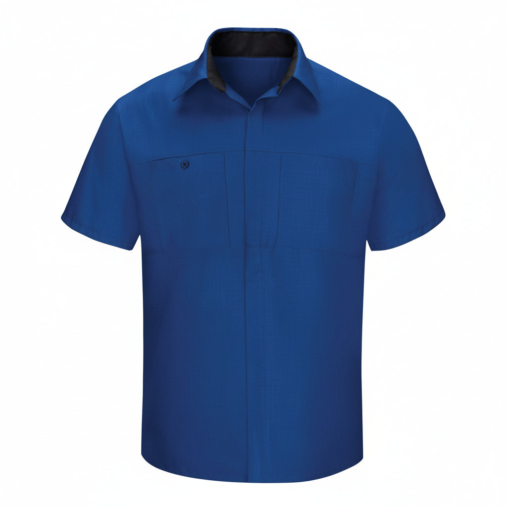Red Kap Sy42 Camisa Manga Corta Mecánico Repelente Aceite - Garufa Jeans