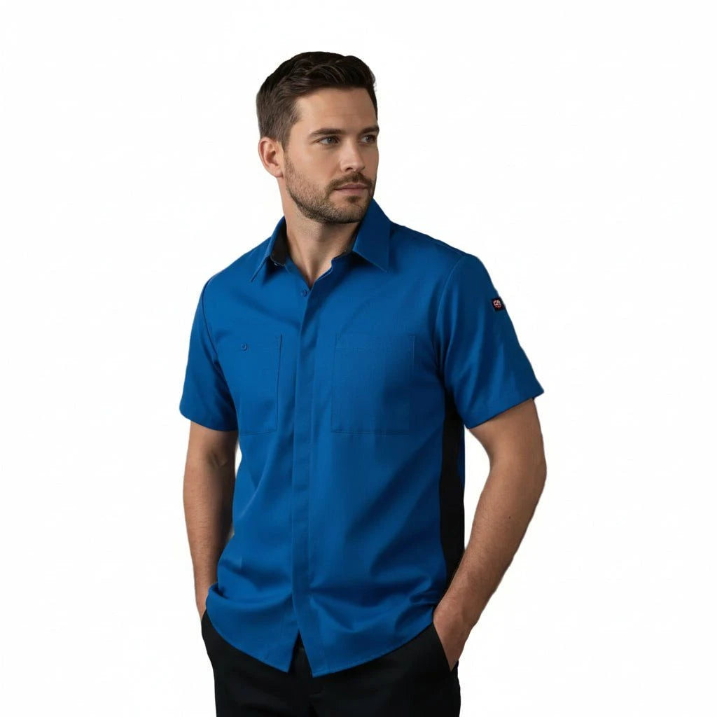 Red Kap Sy42 Camisa Manga Corta Mecánico Repelente Aceite - Garufa Jeans