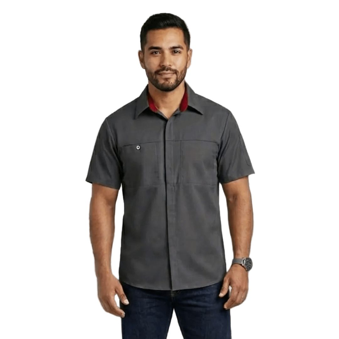 Red Kap Sy42 Camisa Manga Corta Mecánico Repelente Aceite - Garufa Jeans