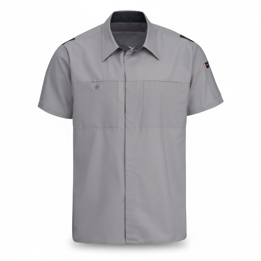 Red Kap Sy42 Camisa Manga Corta Mecánico Repelente Aceite - Garufa Jeans