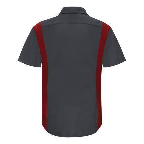 Red Kap Sy42 Camisa Manga Corta Repelente Aceite Talla Extra - Garufa Jeans