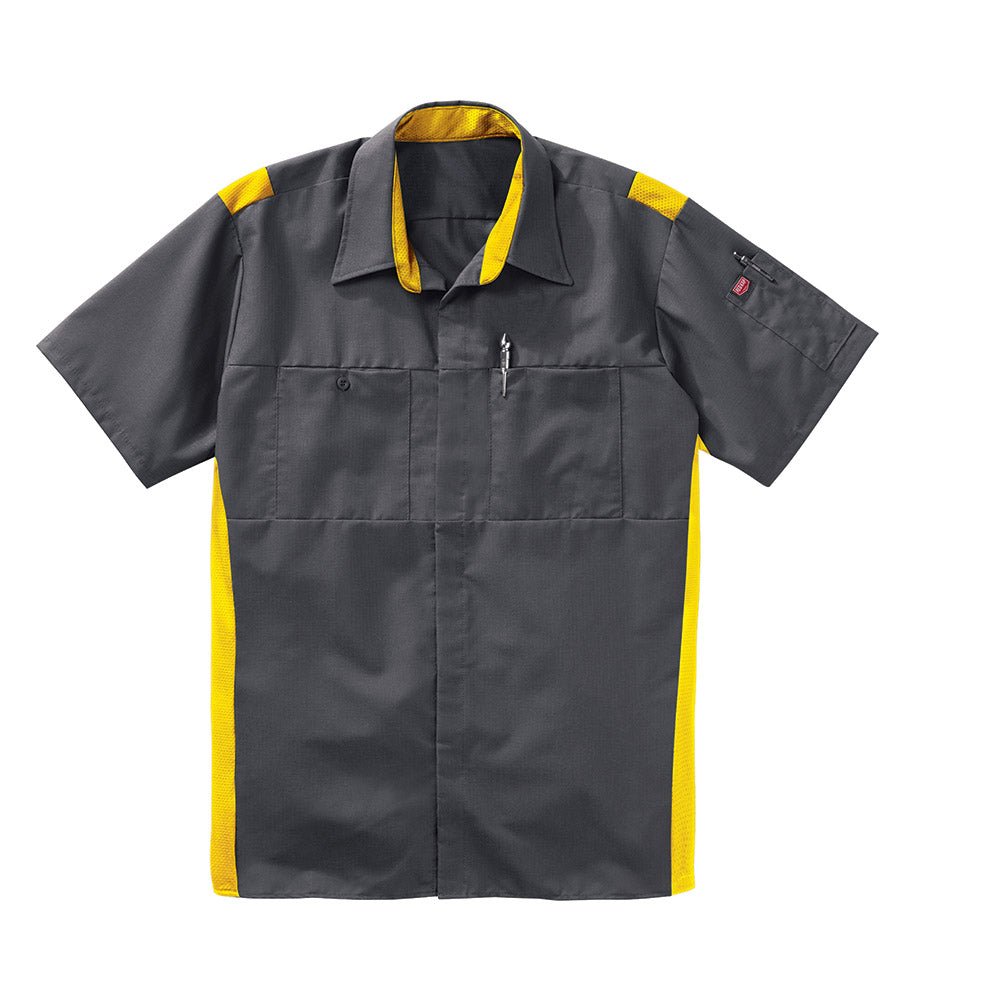 Red Kap Sy42 Camisa Manga Corta Repelente Aceite Talla Extra - Garufa Jeans