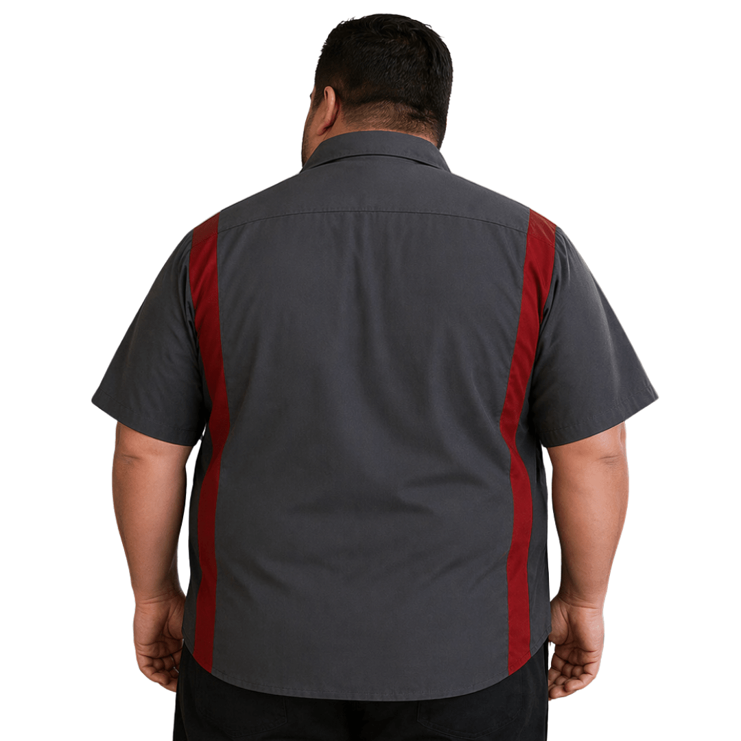 Red Kap Sy42 Camisa Manga Corta Repelente Aceite Talla Extra - Garufa Jeans