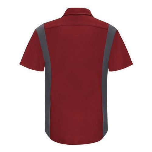 Red Kap Sy42 Camisa Manga Corta Repelente Aceite Talla Extra - Garufa Jeans