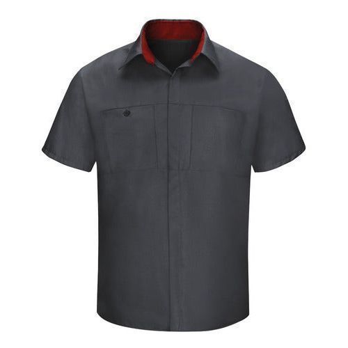 Red Kap Sy42 Camisa Manga Corta Repelente Aceite Talla Extra - Garufa Jeans