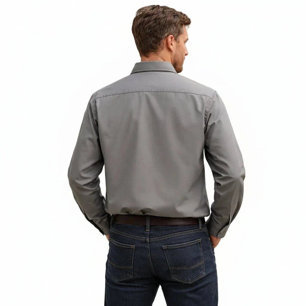Red Kap Sy50 Camisa Trabajo Manga Larga Ripstop Resistente - Garufa Jeans
