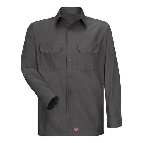 Red Kap Sy50 Camisa Trabajo Manga Larga Ripstop Resistente - Garufa Jeans