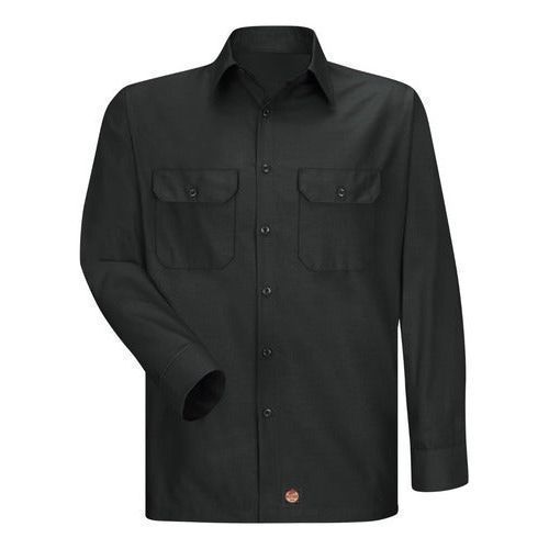 Red Kap Sy50 Camisa Trabajo Manga Larga Ripstop Resistente - Garufa Jeans