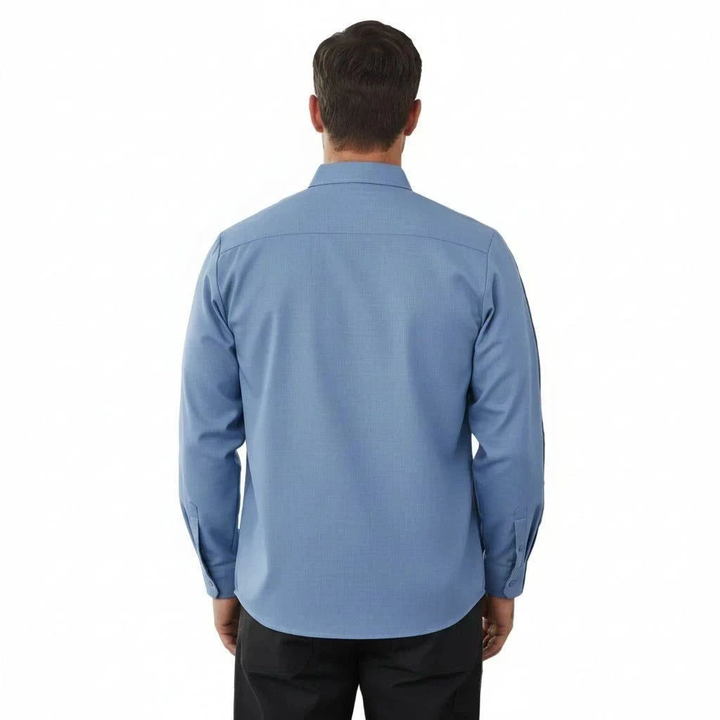 Red Kap Sy50 Camisa Trabajo Manga Larga Ripstop Resistente - Garufa Jeans