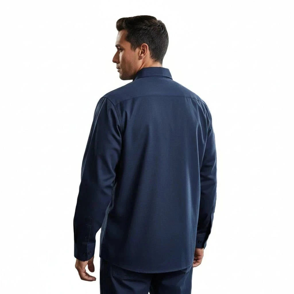 Red Kap Sy50 Camisa Trabajo Manga Larga Ripstop Resistente - Garufa Jeans