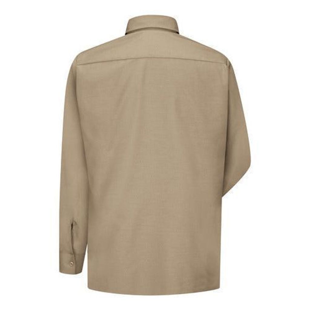 Red Kap Sy50 Camisa Trabajo Manga Larga Ripstop Resistente - Garufa Jeans