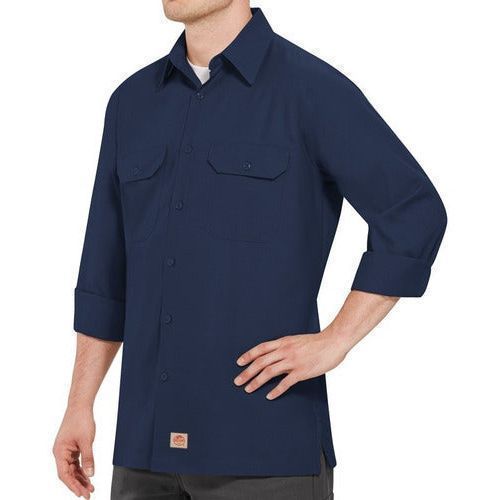 Red Kap Sy50 Camisa Trabajo Manga Larga Ripstop Resistente - Garufa Jeans