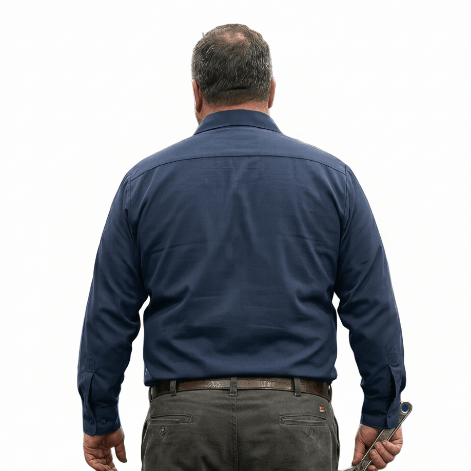 Red Kap Sy50 Camisa Trabajo Manga Larga Ripstop Talla Extras - Garufa Jeans