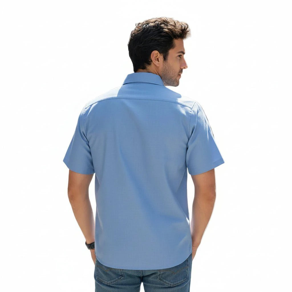 Red Kap Sy60 Camisa Trabajo Manga Corta Ripstop Resistente - Garufa Jeans