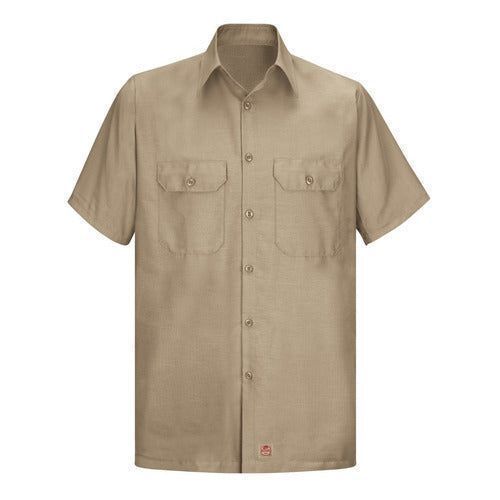 Red Kap Sy60 Camisa Trabajo Manga Corta Ripstop Resistente - Garufa Jeans