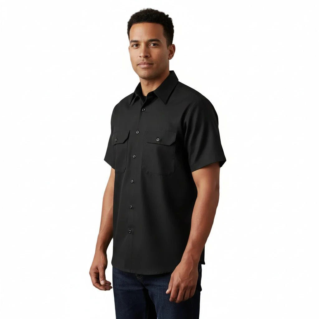 Red Kap Sy60 Camisa Trabajo Manga Corta Ripstop Resistente - Garufa Jeans