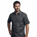 Red Kap Sy60 Camisa Trabajo Manga Corta Ripstop Resistente - Garufa Jeans