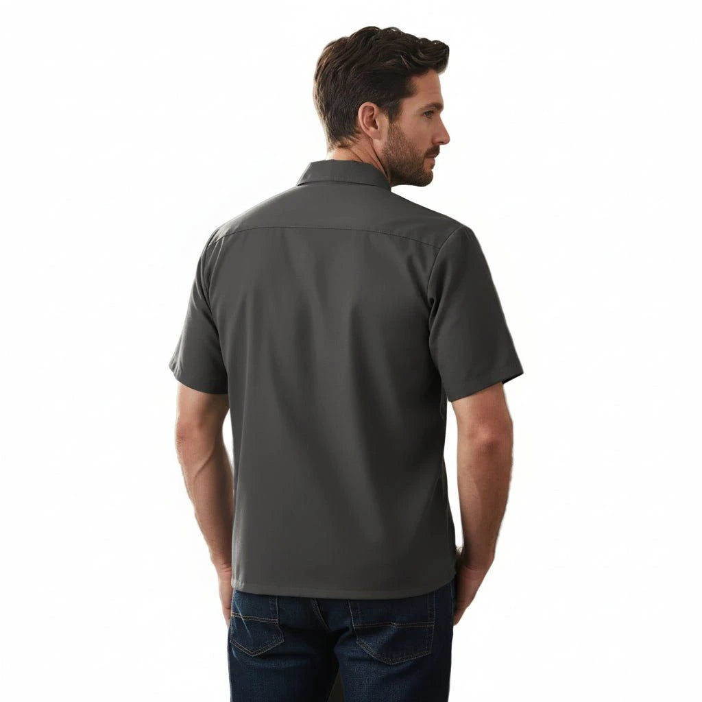 Red Kap Sy60 Camisa Trabajo Manga Corta Ripstop Resistente - Garufa Jeans