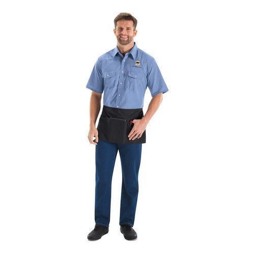 Red Kap Tt46 Mandil Corto Negro Cocina Chef Mesero - Garufa Jeans