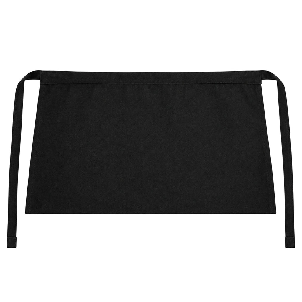 Mandil corto Red Kap TT46 negro, reverso y cintas de amarre
