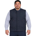 Chaleco de trabajo Red Kap VD22 para hombre azul marino, vista frontal | color:azul-marino