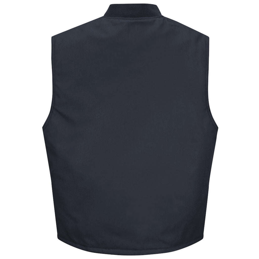 Chaleco Red Kap VD22 azul marino, producto de espalda