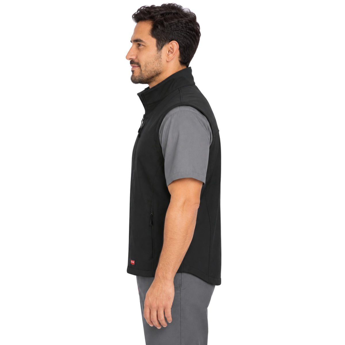 Chaleco softshell Red Kap VP62 para hombre negro, perfil izquierdo | color:negro