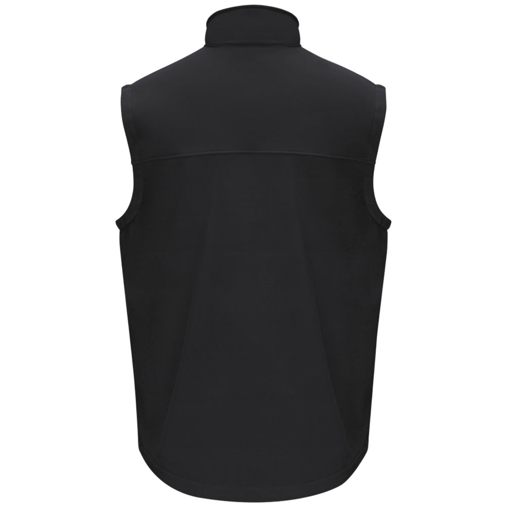 Chaleco softshell Red Kap VP62 para hombre negro, producto de espalda