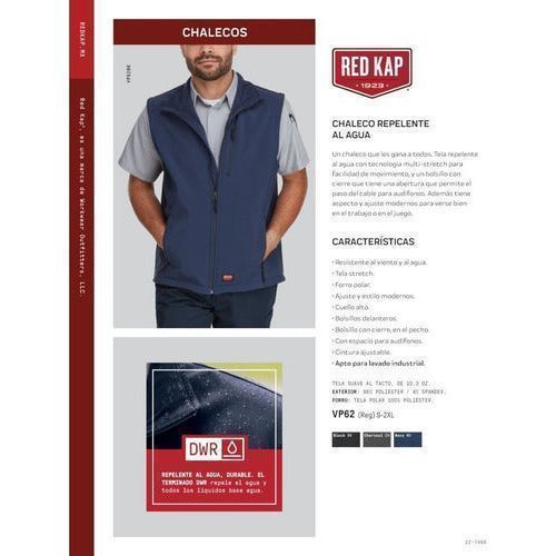 Red Kap Vp62 Chaleco Softshell Repelente Agua Tallas Extras - Garufa Jeans