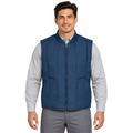 Chaleco acolchado Red Kap VT22 para hombre azul marino, vista frontal con modelo | color:azul-marino