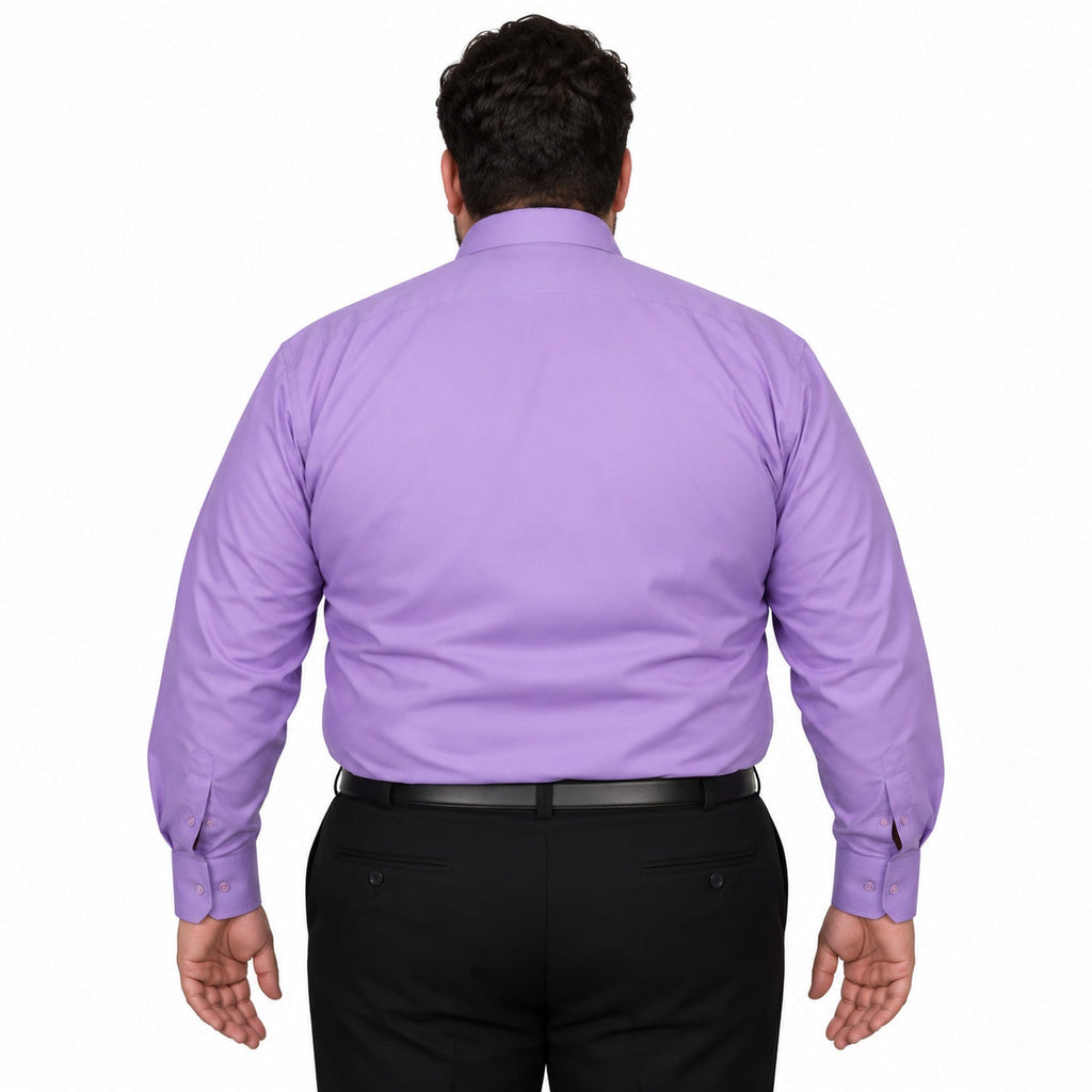 Camisa de vestir Rodolfo para hombre lila, espalda fajada