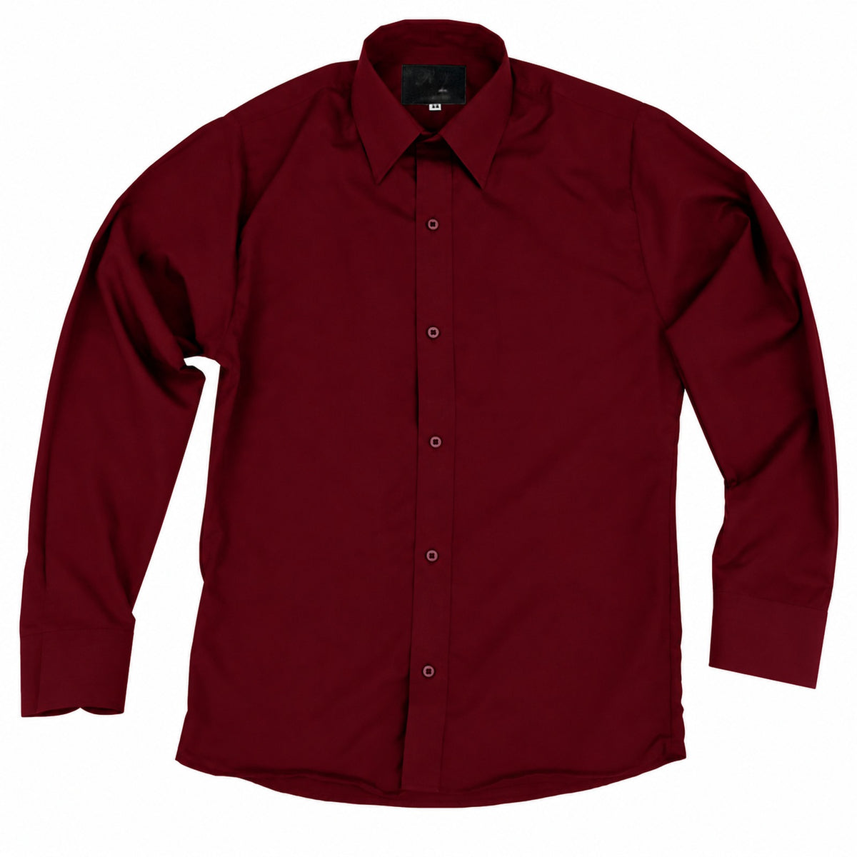 Camisa de vestir infantil vino Rodolfo Valentini, prenda sola con etiqueta negra, tallas 2 a 16 | color:vino-rodolfo