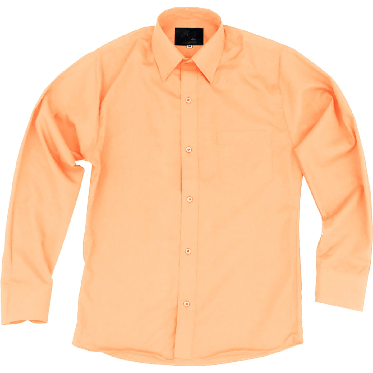 Camisa de vestir infantil melón Rodolfo Valentini, solo prenda con etiqueta negra | color:melon