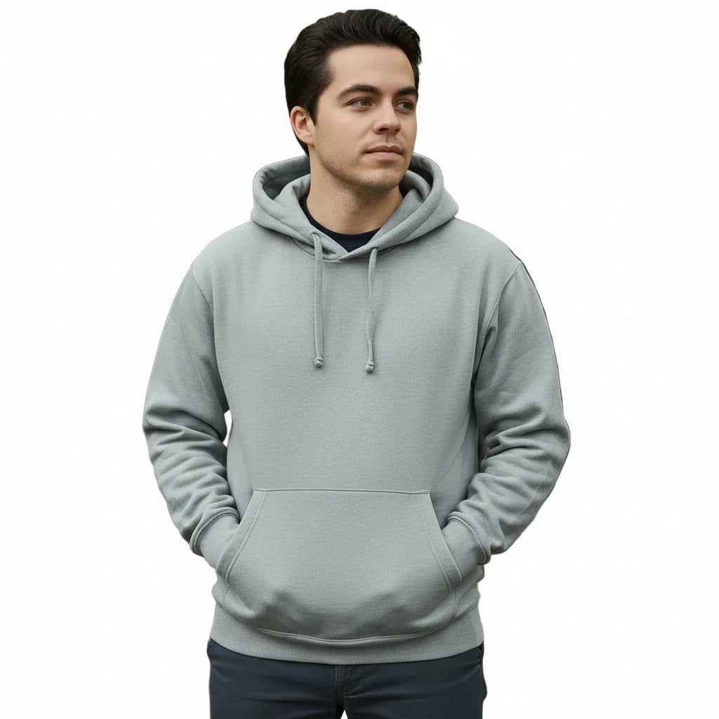 Sudadera Brans Cerrada Con Capucha Peso Completo Amplia - Garufa Jeans