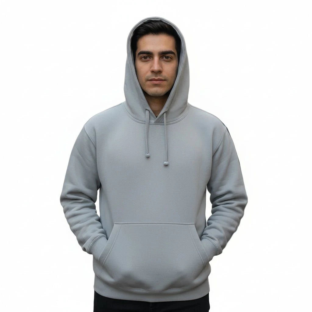 Sudadera Brans Cerrada Con Capucha Peso Completo Amplia - Garufa Jeans