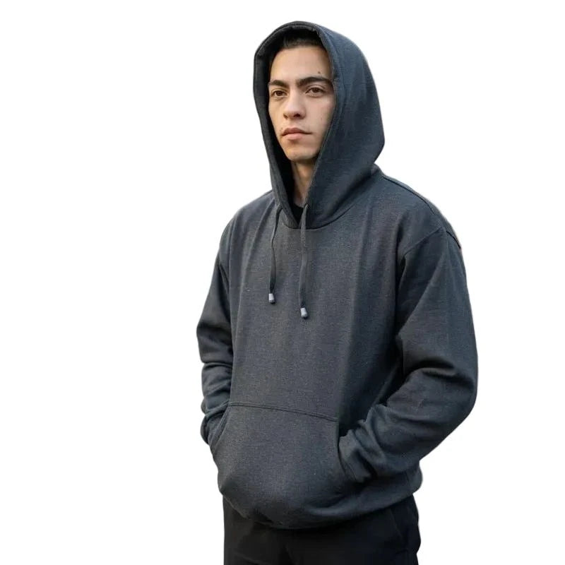 Sudadera Brans Cerrada Con Capucha Peso Completo Amplia - Garufa Jeans